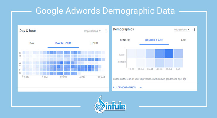 google adwords demographic data